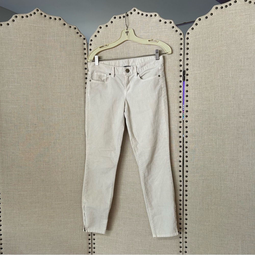 J. Crew Corduroy Zipper Cropped Jeans